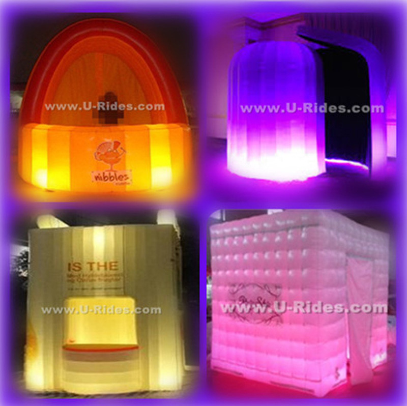 advertising LED lighting Inflatable Concession Stand PVC custom portable inflatable booth tent for outdoor trade show