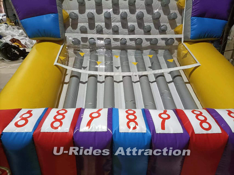 Carnival event inflatable interactive game equipment inflatable plinko game for Party Rental