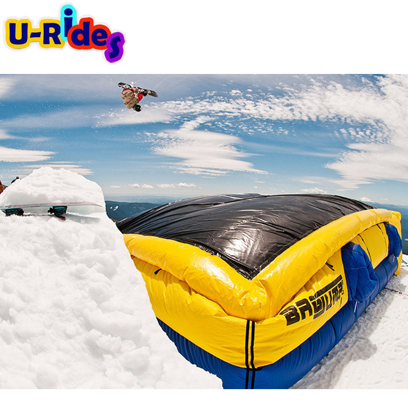 Freefall stunt inflatable  airbag jump sports training safety air mat rescue landing airbag inflatable jump pad for snowboard