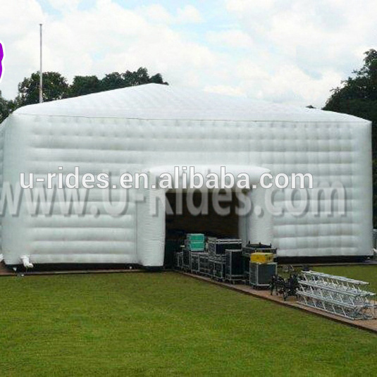 white Party Structure Cubic Inflatable Tent For wedding hall for sport