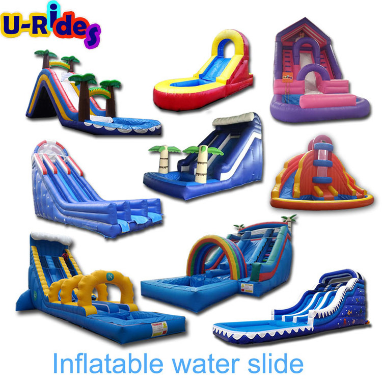 commercial High quality  water park entertainment  funny inflatable water slide slip and slide for adult