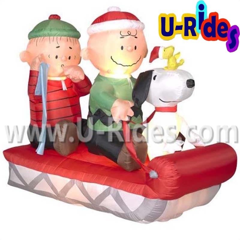 snoopy christmas inflatable