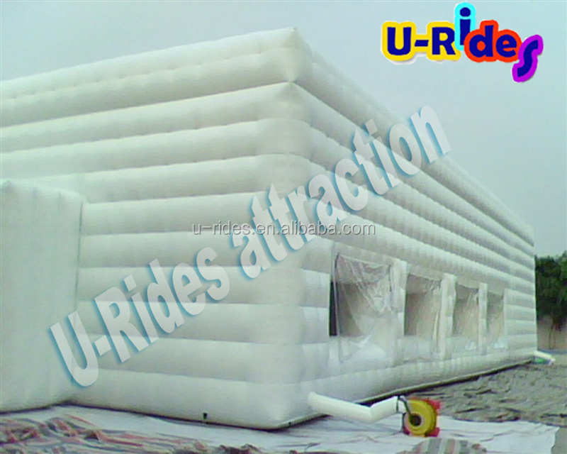 white Party Structure Cubic Inflatable Tent For wedding hall for sport