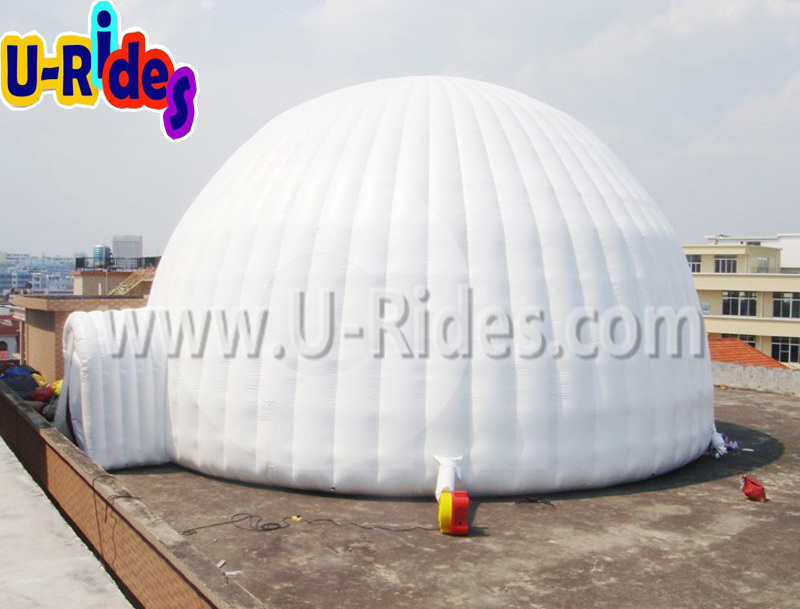 Wholesale outdoor white giant inflatable igloo dome tent  inflatable air dome tent for playhouse