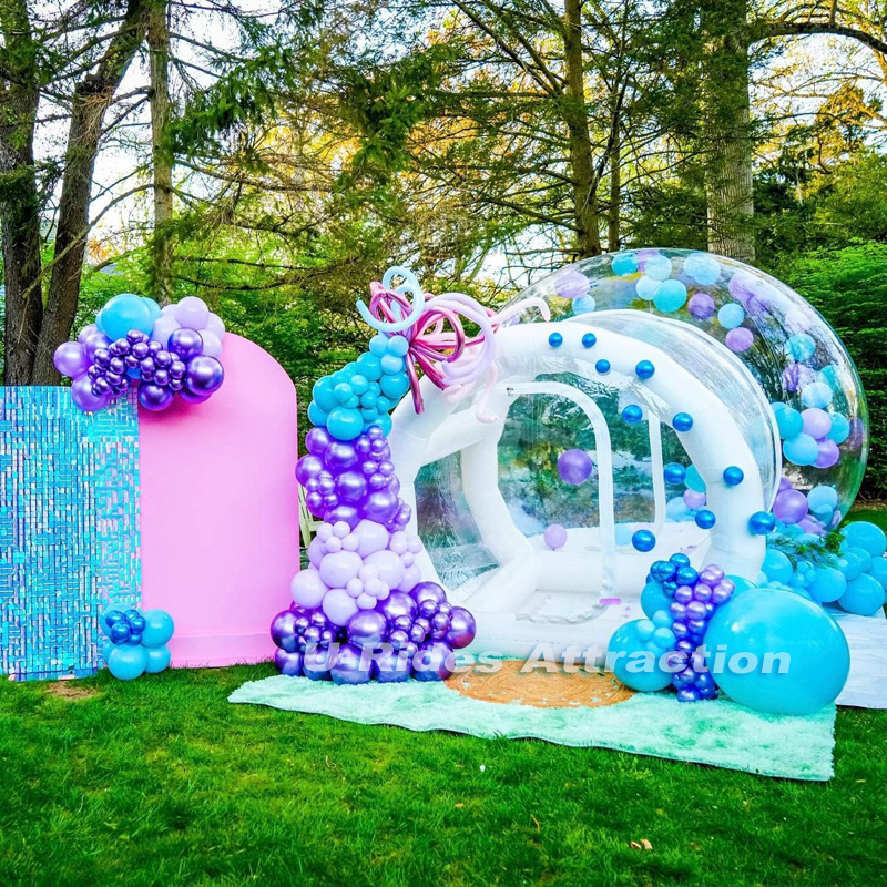 New style popular inflatable air blow up dome house clear inflatable bubble balloon  house for wedding birthday party