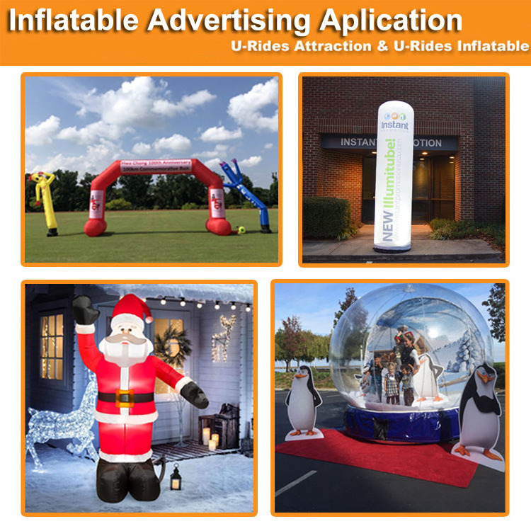 inflatable advertising snow bubble ball christmas giant inflatable snow globe for event