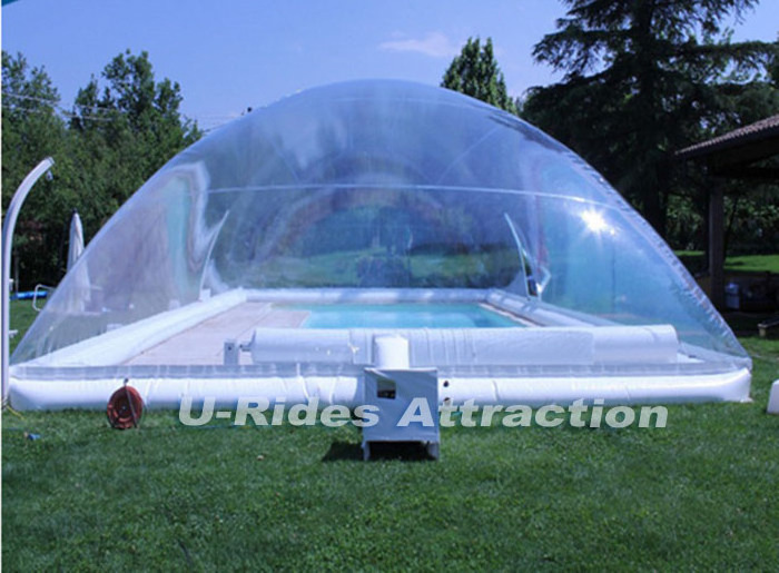 Customized Pool Cover Transparent Air Inflatable Swimming Pool Dome for garden