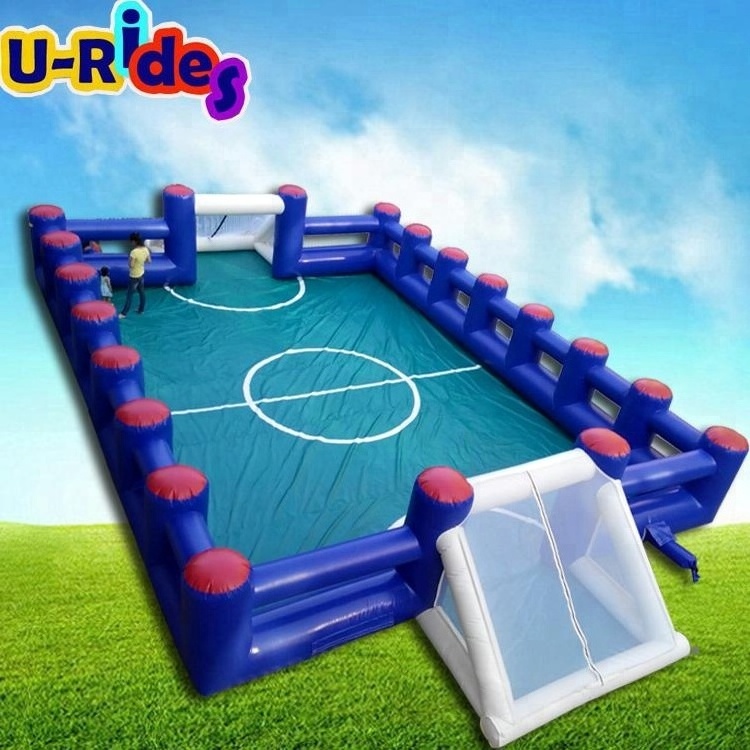 Inflatable soap football pitch soccer arena inflatable slippery soccer field For Event