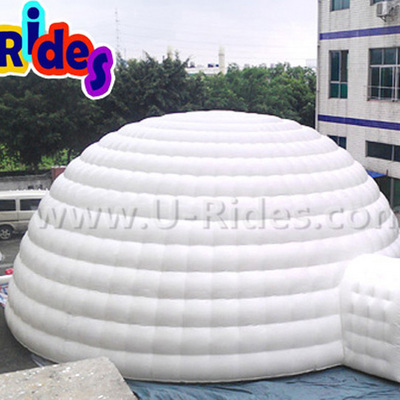 Wholesale outdoor white giant inflatable igloo dome tent  inflatable air dome tent for playhouse