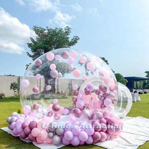 New style popular inflatable air blow up dome house clear inflatable bubble balloon  house for wedding birthday party