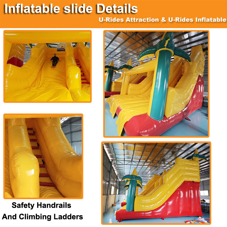 High Quality colorful inflatable bouncer slide inflatable jumping water slide inflatable slide for amusement park