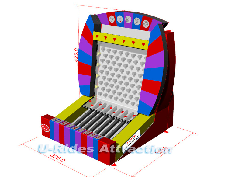 Carnival event inflatable interactive game equipment inflatable plinko game for Party Rental