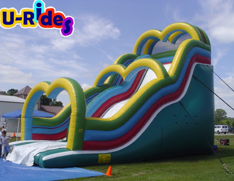 High Quality colorful inflatable bouncer slide inflatable jumping water slide inflatable slide for amusement park