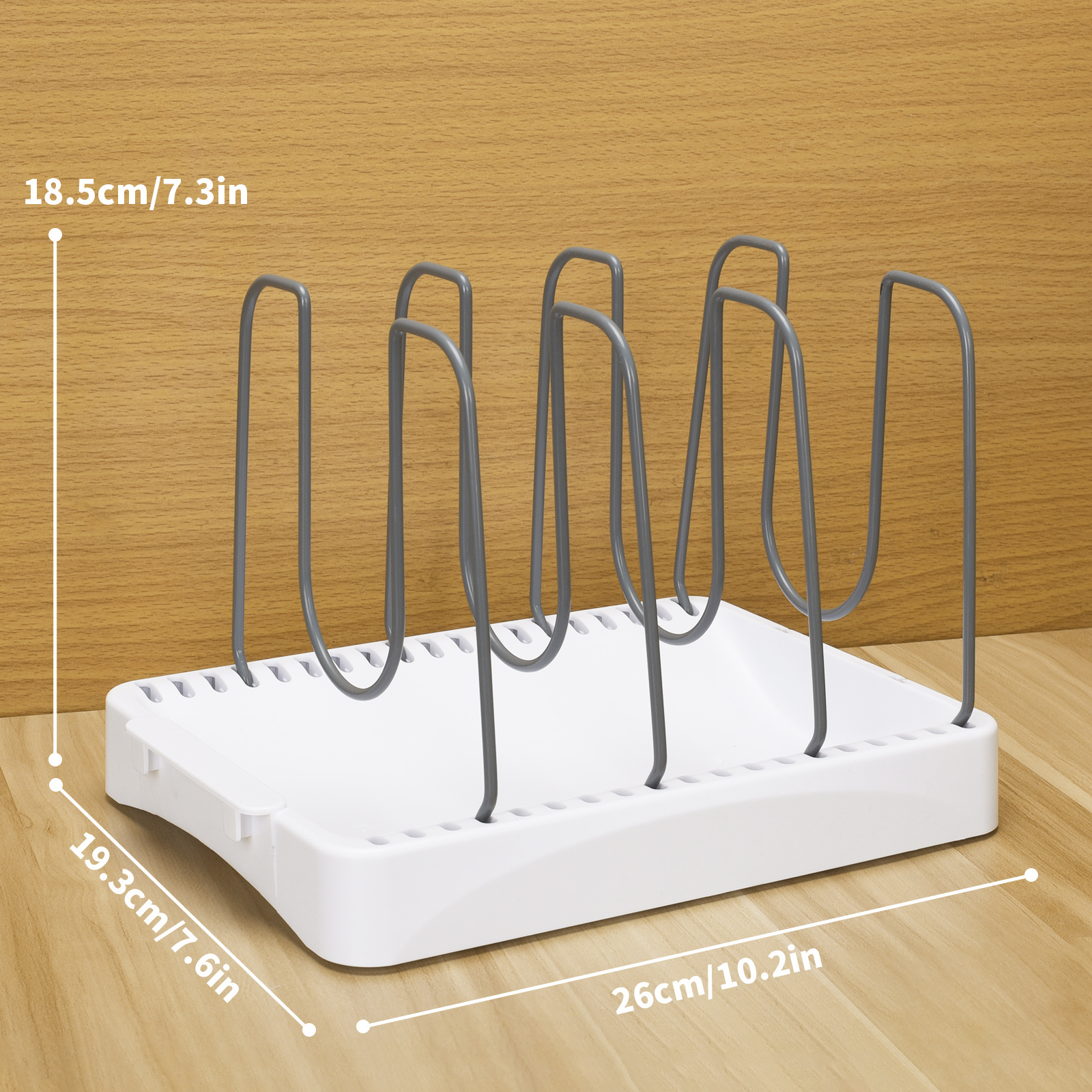 china new adjustable dish drying pot shelf lid rack door kitchen storage cover for kitchen