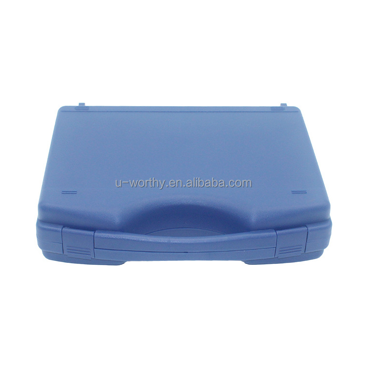 340x280x80mm OEM Factory Wholesale Competitive Price Rugged Blue Color Custom Foam for Instrument Carrying Hard PP Plastic Case