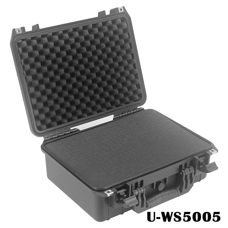 IP67 Waterproof Instrument Equipment Protective Carrying Plastic Hard Tool Case with Custom Foam