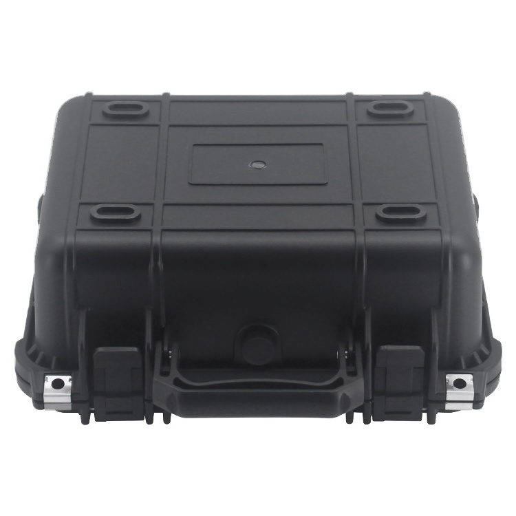 Black PP Material Dustproof Equipment Carrying Tool Storage Case Lined Shockproof Foam Rugged IP67 Hard Plastic Waterproof Case