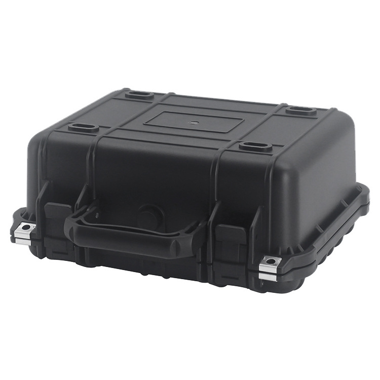 Black PP Material Dustproof Equipment Carrying Tool Storage Case Lined Shockproof Foam Rugged IP67 Hard Plastic Waterproof Case