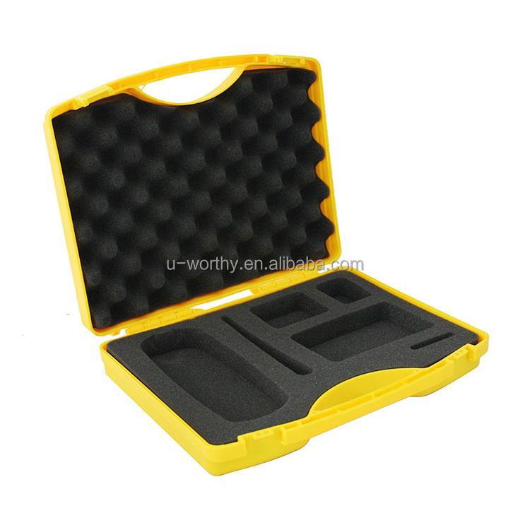 OEM /ODM Customized PP Material Hard Plastic Suitcase with Shockproof Foam Interior Plastic Equipment Tool Carrying Case