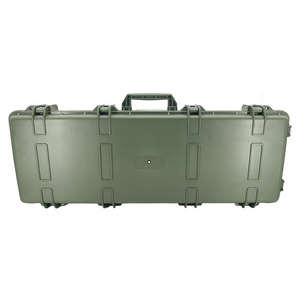 External 1147x443x157mm Waterproof Shockproof Hard Plastic Long Case Gun Case With Pick Pluck Foam