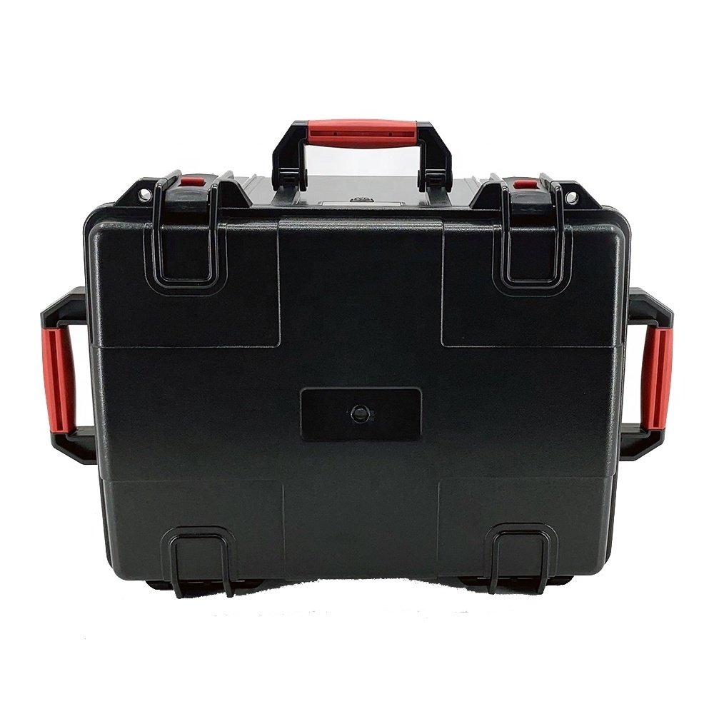 Hard Shell Square Plastic Equipment Flight Case with Pick N Pluck Foam Sturdy ABS Material Tool Protecting Case