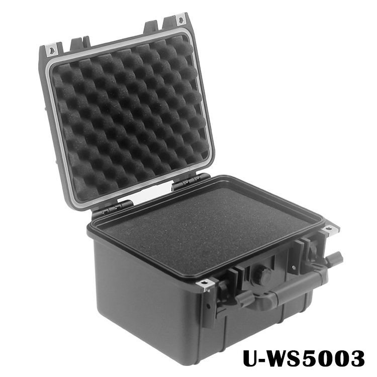 IP67 Waterproof Instrument Equipment Protective Carrying Plastic Hard Tool Case with Custom Foam