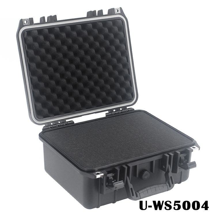 IP67 Waterproof Instrument Equipment Protective Carrying Plastic Hard Tool Case with Custom Foam