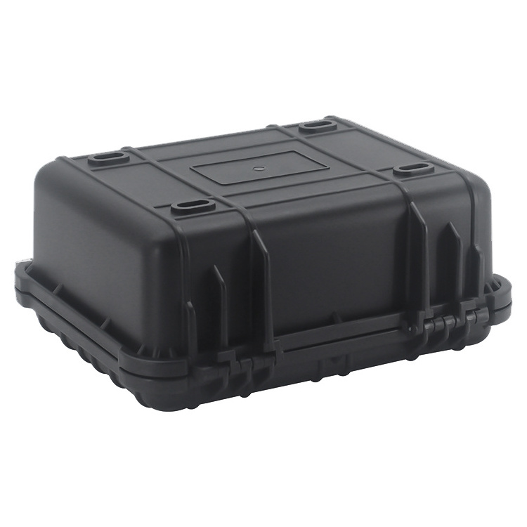 Black PP Material Dustproof Equipment Carrying Tool Storage Case Lined Shockproof Foam Rugged IP67 Hard Plastic Waterproof Case