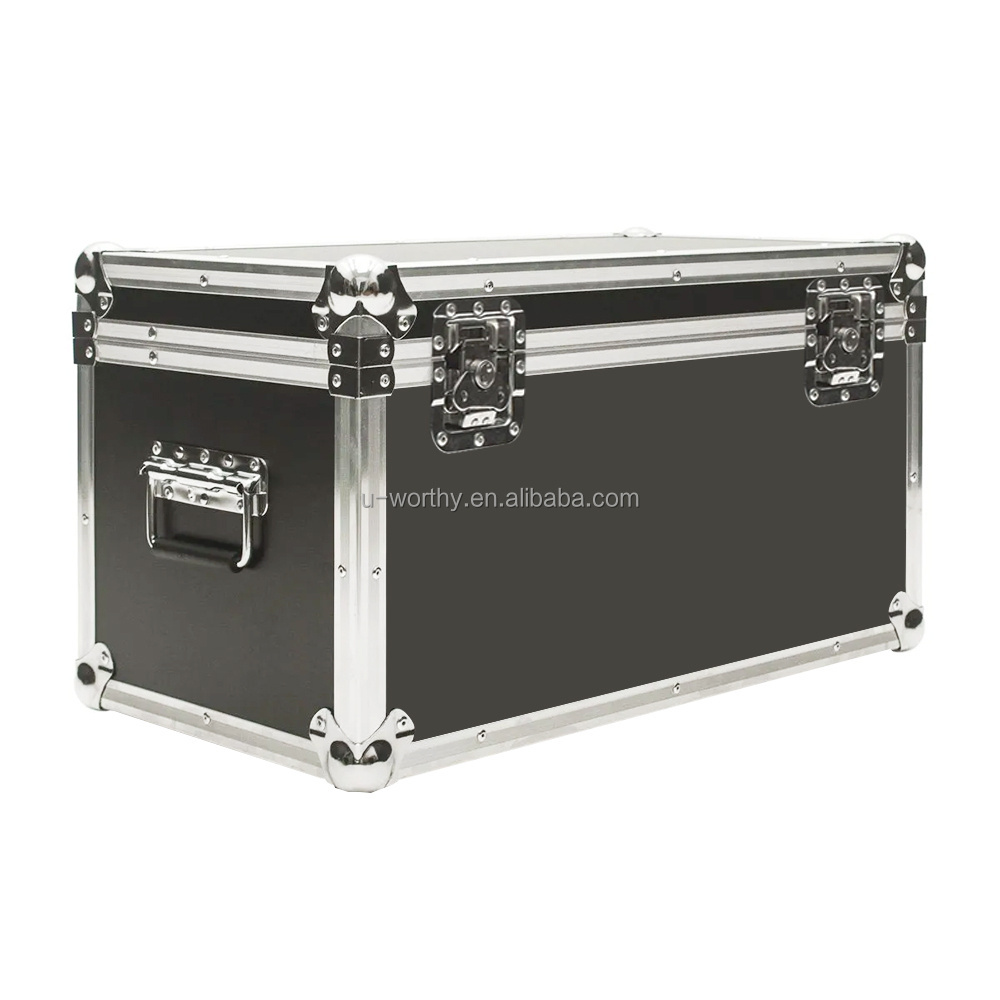 Ningbo Factory Direct Heavy Duty Aluminum Road Case with Handle and Wheels Aluminum Flight Case Custom Size Hardware Cable Boxes