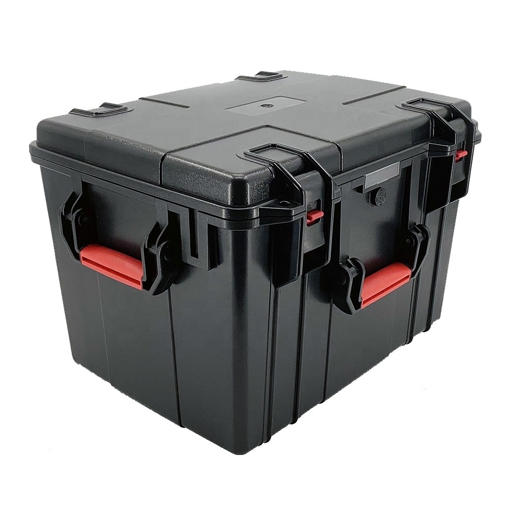 Hard Shell Square Plastic Equipment Flight Case with Pick N Pluck Foam Sturdy ABS Material Tool Protecting Case