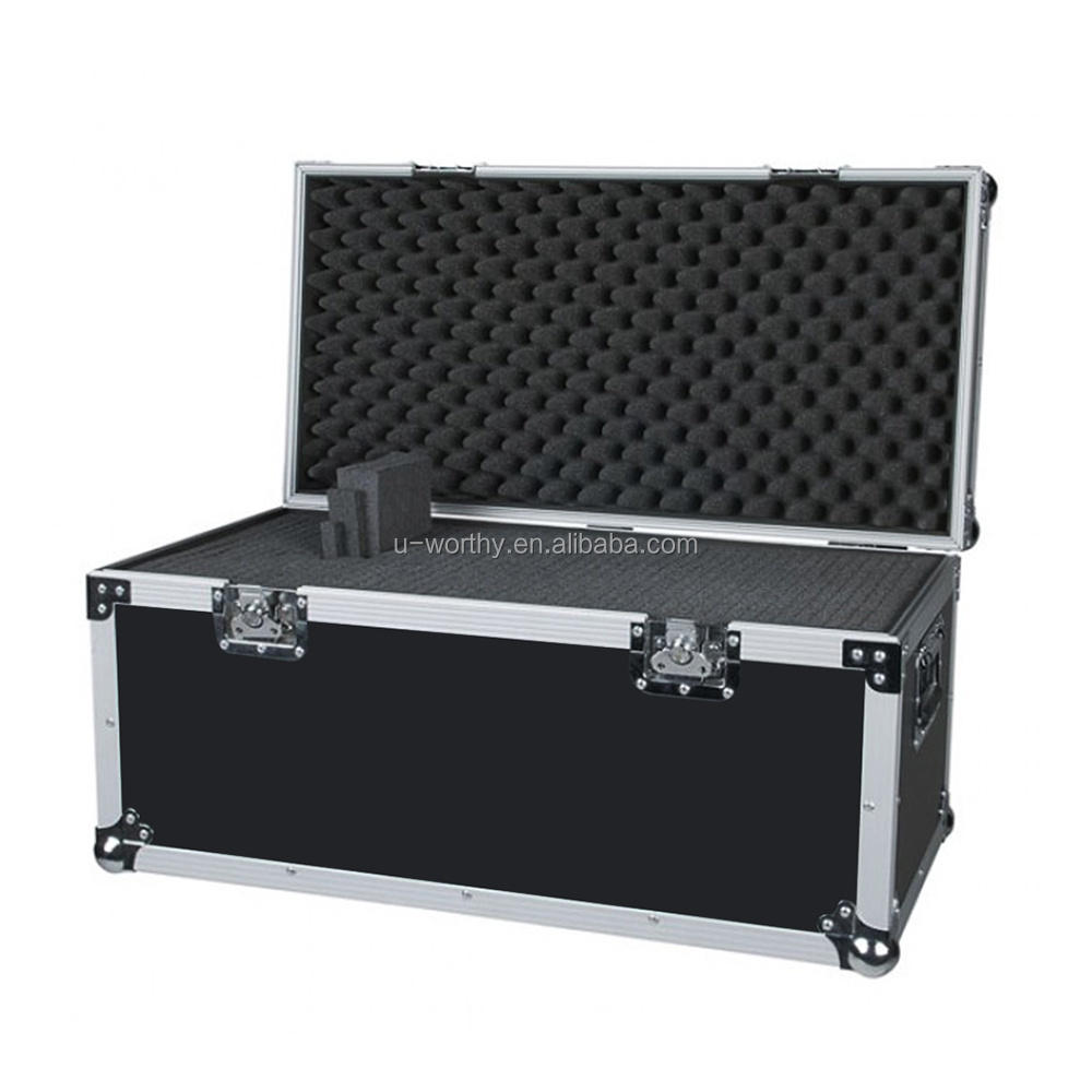 Ningbo Factory Direct Heavy Duty Aluminum Road Case with Handle and Wheels Aluminum Flight Case Custom Size Hardware Cable Boxes