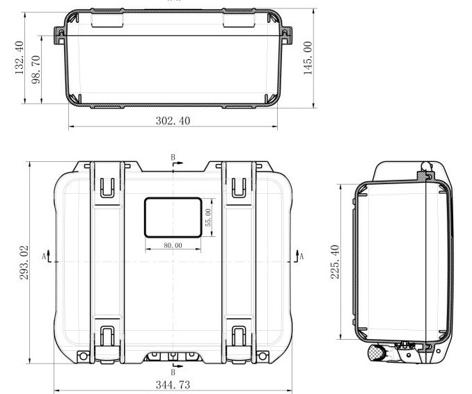 Ningbo Factory IP67 Hard PP Plastic Tool Case Waterproof Shockproof Hand Plastic Carrying Tool Case with Pick Pluck Foam