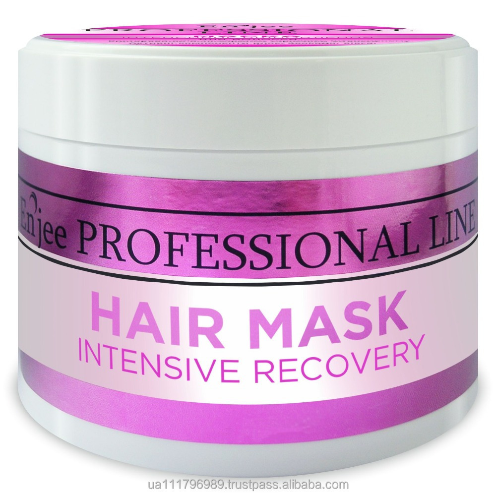 Stimulating, Intensive Recovery, Strenghtening Professional hair masque with extracts in a bottle customized box Logo Label