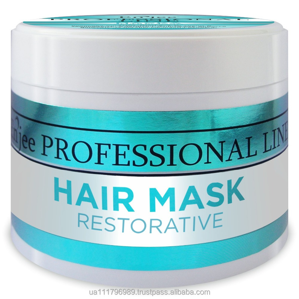 Stimulating, Intensive Recovery, Strenghtening Professional hair masque with extracts in a bottle customized box Logo Label