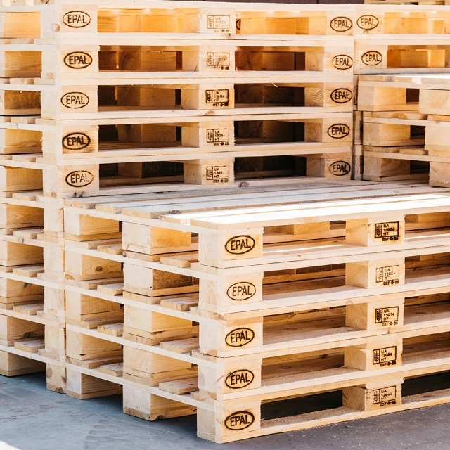 Used Solid EPAL Euro Pallets 145mm x 800mm x 1200mm