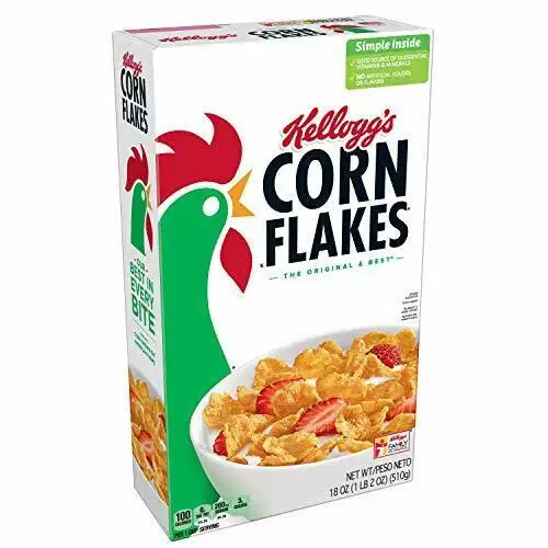 Nutricious Flavorsome Organic Gluten Free Corn Flakes Cereal Flakes Of Wheat Hot Cereal In USA