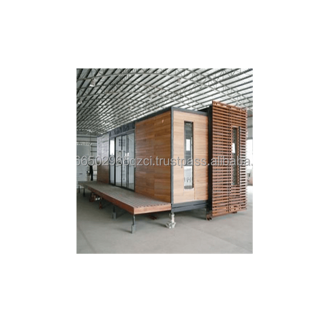 Prefab modular Steel 40 Ft Flat Pack Shipping Container Two Bedroom Prefab Container House