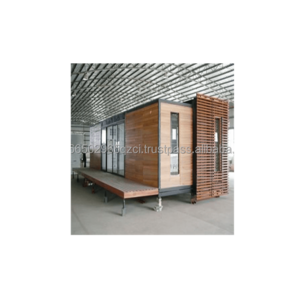 Prefab modular Steel 40 Ft Flat Pack Shipping Container Two Bedroom Prefab Container House