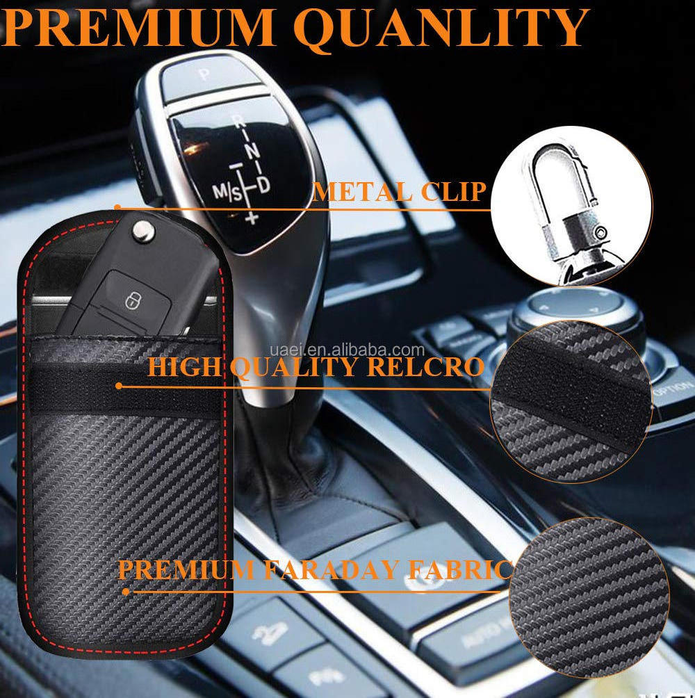 Keyless Entry Car Key Safe Protector RFID Anti-Theft Signal Blocking Cages Large Faraday Box for Key Fob