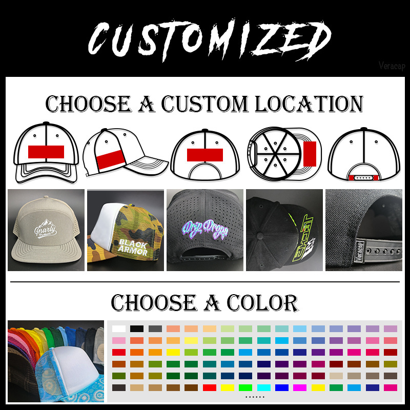 HN0001 Bulk Wholesale Custom Mit Logo Print Truck Hat 3D Puff Print Mens Foam Trucker Hat Caps