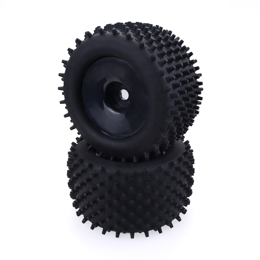 2PCS 170MM 155MM 150MM 120MM Tyre Weel Monster Truck Tires Wheels 17mm Hub Hex for 1/8 RC Car Redcat Car