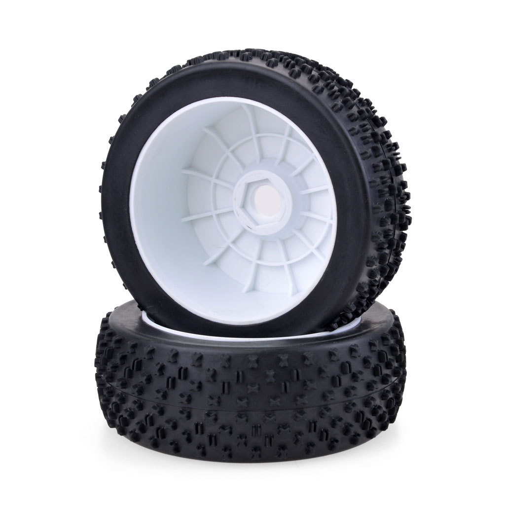 4PCS 1/8 RC Off-Road Tyre 120MM 112MM Buggy Car Tires Wheels 17mm Hub Hex Wheel Rim for 1/8 RC Car Redcat Team HSP