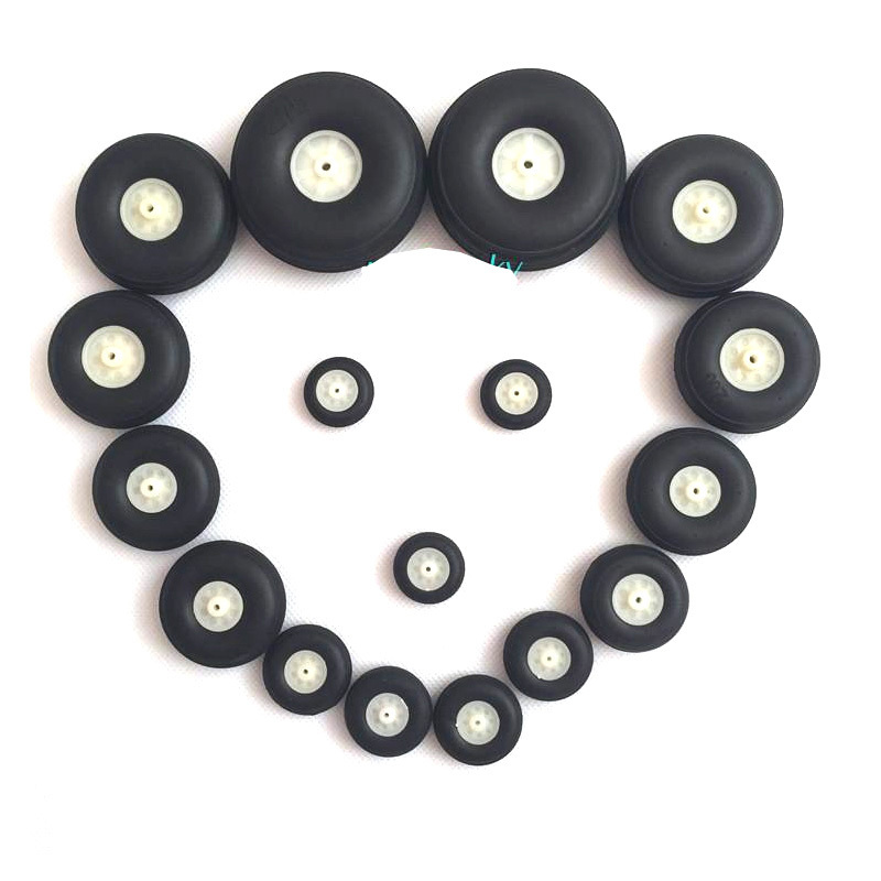 High elastic rubber wheel for Rc Fixed-wing airplane(diameter 25/32/45/50/55/64/70/76MM ) can for DIY robot tires