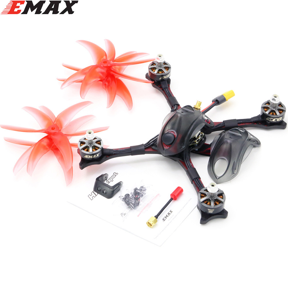 Emax Hawk Sport PNP BNF 5-inch FPV Racing Drone Kit 1700kv/2400kv Motor Mini Magnum Controller HDR Fpv Camera RC Plane