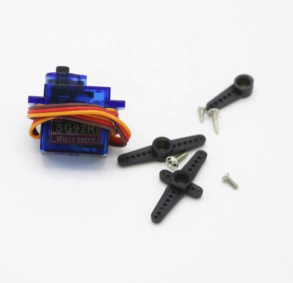 5pcs SG92R Micro 9g Servo Nylon Carbon fiber Gears Replace SG90 For RC Model Aeromodelling Helicopter Parts