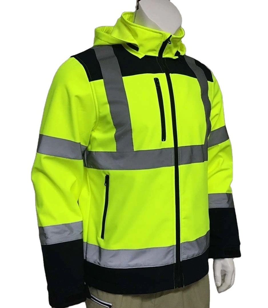 Roadway Construction Wear Security Workwear Suit Hi Vis Road Safety Clothing High Visibility Reflective Jacket