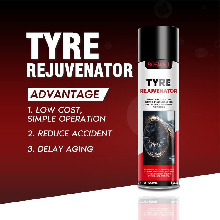 Custom Polish Car Cleaner Tire Cleaner Spray Polish Car Care Wheel Tire Cleaner Spray