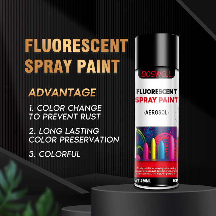 Custom Lacquer Aerosol Paint Spray Fluorescent Spray Paint