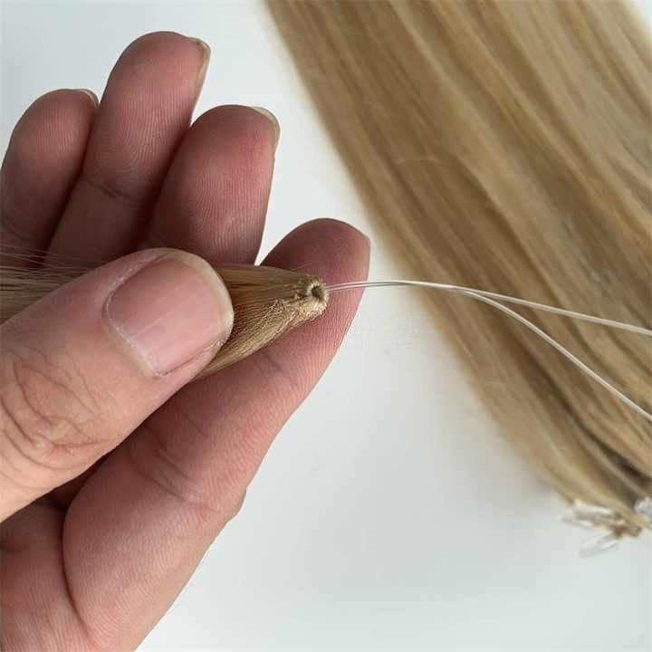 Top Ranking Comfortable H6 Feather Hair Extension 100human Hair Invisible If2 Micro Loop Ring Feather Tip Hair