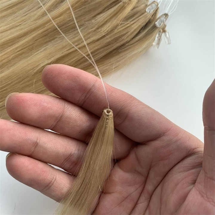 Top Ranking Comfortable H6 Feather Hair Extension 100human Hair Invisible If2 Micro Loop Ring Feather Tip Hair